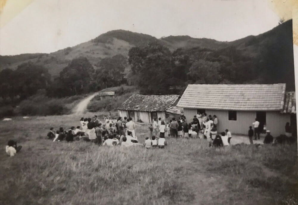 Foto externa antiga de engenho